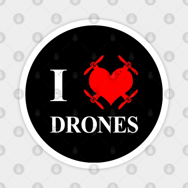 Drone Enthusiast Youtubers Vloggers FiIm Makers Gift For Drone Pilot Magnet by BoggsNicolas